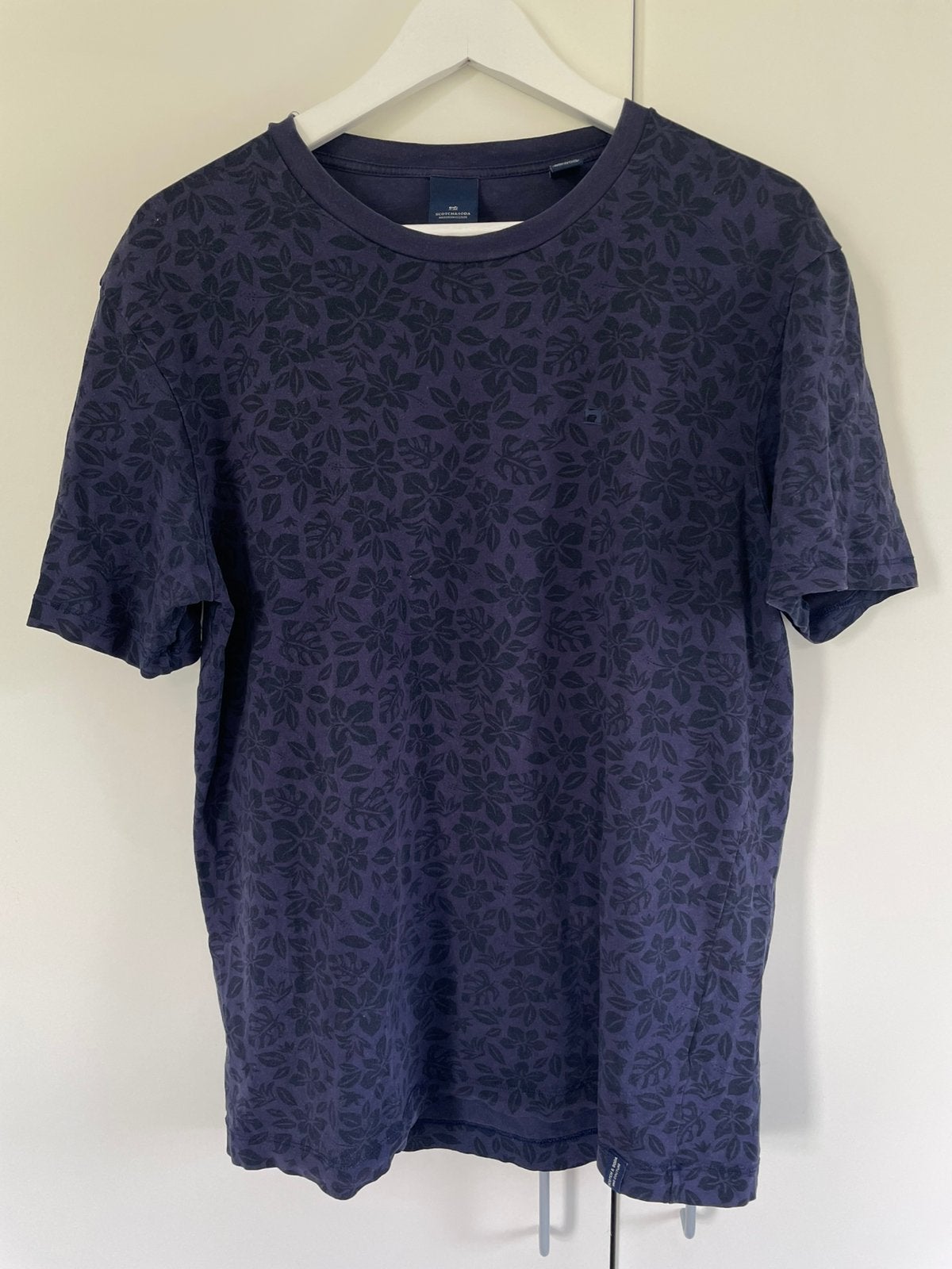 T-shirt van Scotch & Soda, Ophalen of Verzenden, Zo goed als nieuw, Maat 48/50 (M), Blauw