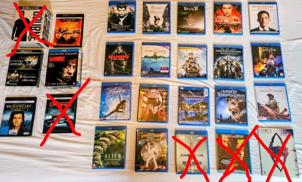 Zeldzame 4K UHD/Blu-ray/DVD & Laserdisc collectie, Cd's en Dvd's, Vanaf 16 jaar, Ophalen, Zo goed als nieuw