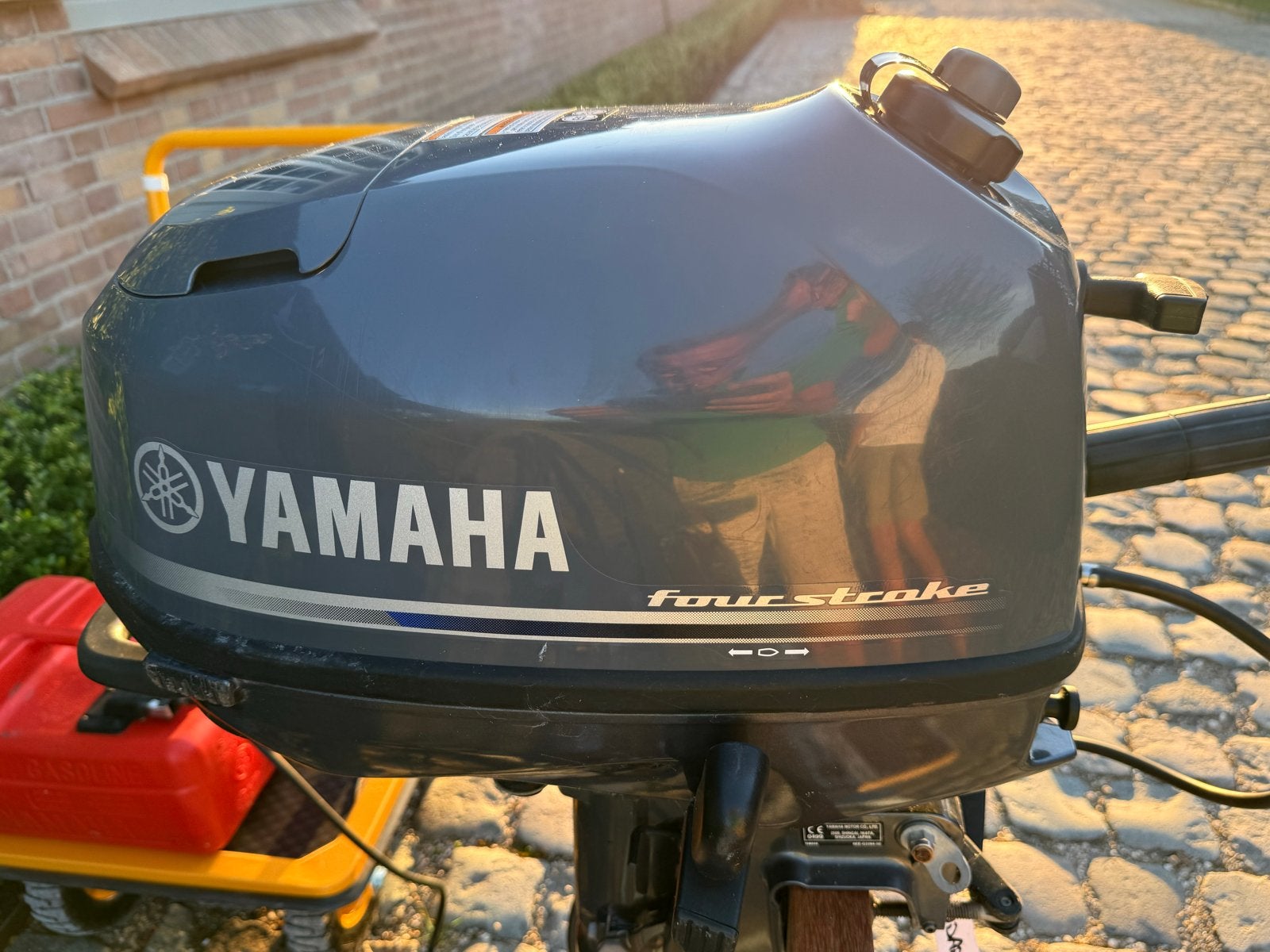 Yamaha 6 pk buitenboordmotor - Zeer weinig gebruikt, Watersport en Boten, Ophalen, 5 tot 10 pk, Viertaktmotor, Zo goed als nieuw