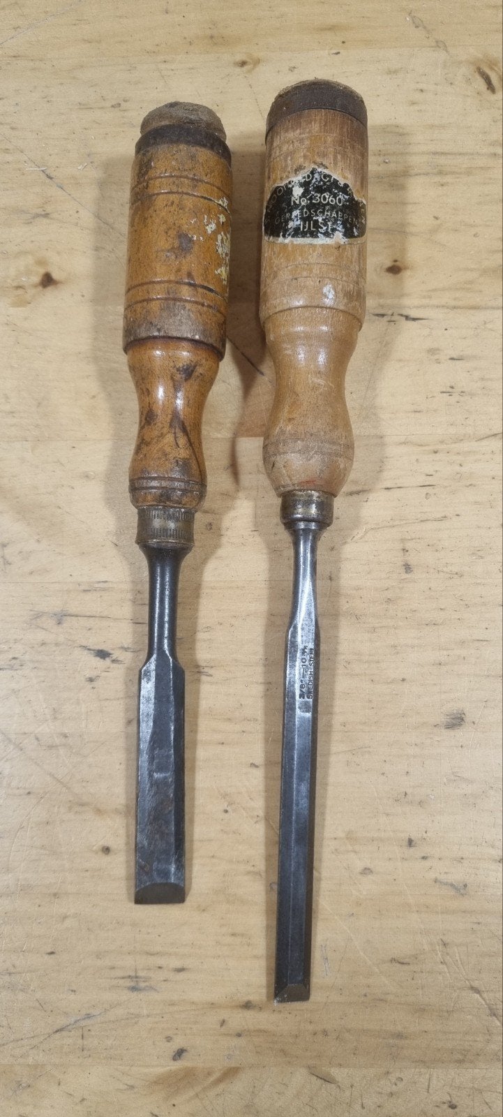 Nooitgedacht beitels 10 en 13 mm, Ophalen of Verzenden