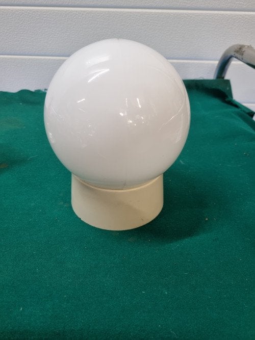 -Plafond lamp bol retro 70  glas, Ophalen of Verzenden, 'T Olde Gre-j, Info@toldegrej.nl, Endepoelstraat 20f Didam