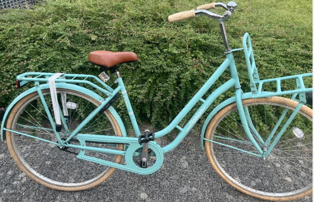 Mobion meisjesfiets met Voordrager, Fietsen en Brommers, Fietsen | Meisjes, Ophalen, Gebruikt, Terugtraprem, 26 inch of meer