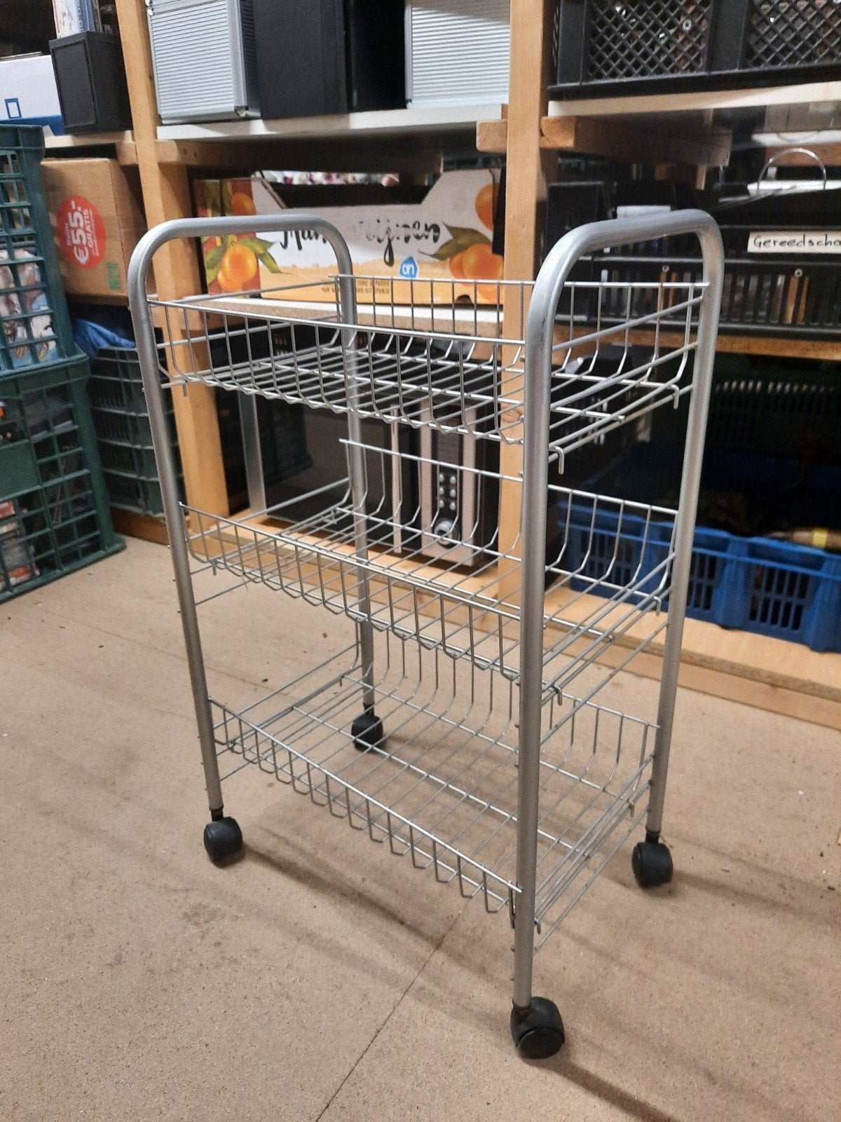 keuken trolley, Ophalen
