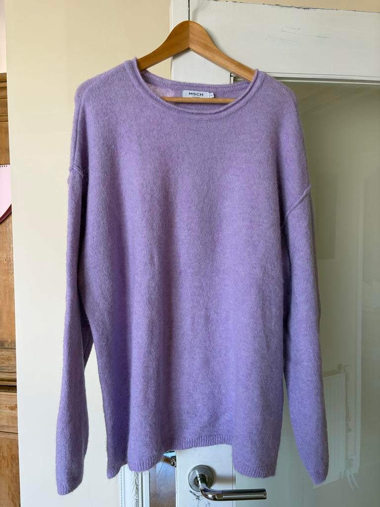 Lila trui van wol mix, MSCH, maat L/XL, Ophalen of Verzenden, Zo goed als nieuw, Maat 46/48 (XL) of groter, Paars
