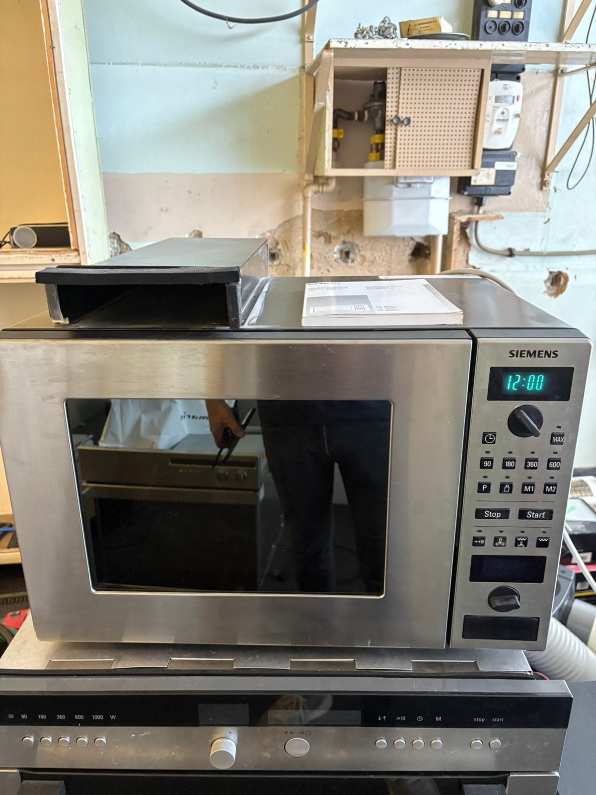 Siemens HF60551 inbouwmagnetron, Ophalen of Verzenden, Zo goed als nieuw, Inbouw