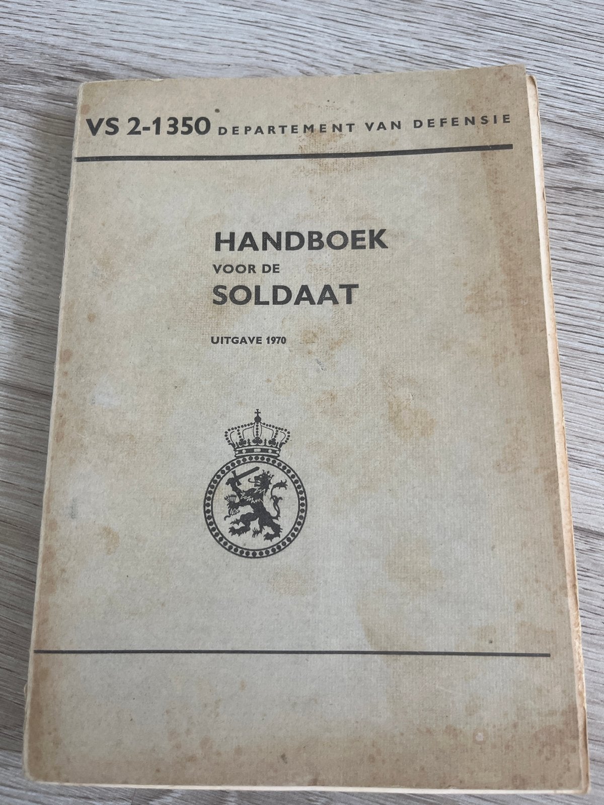 Handboek voor de Soldaat - Uitgave 1970 - Collectors item, Boeken, Oorlog en Militair, Ophalen, 1945 tot heden, Gelezen, Landmacht