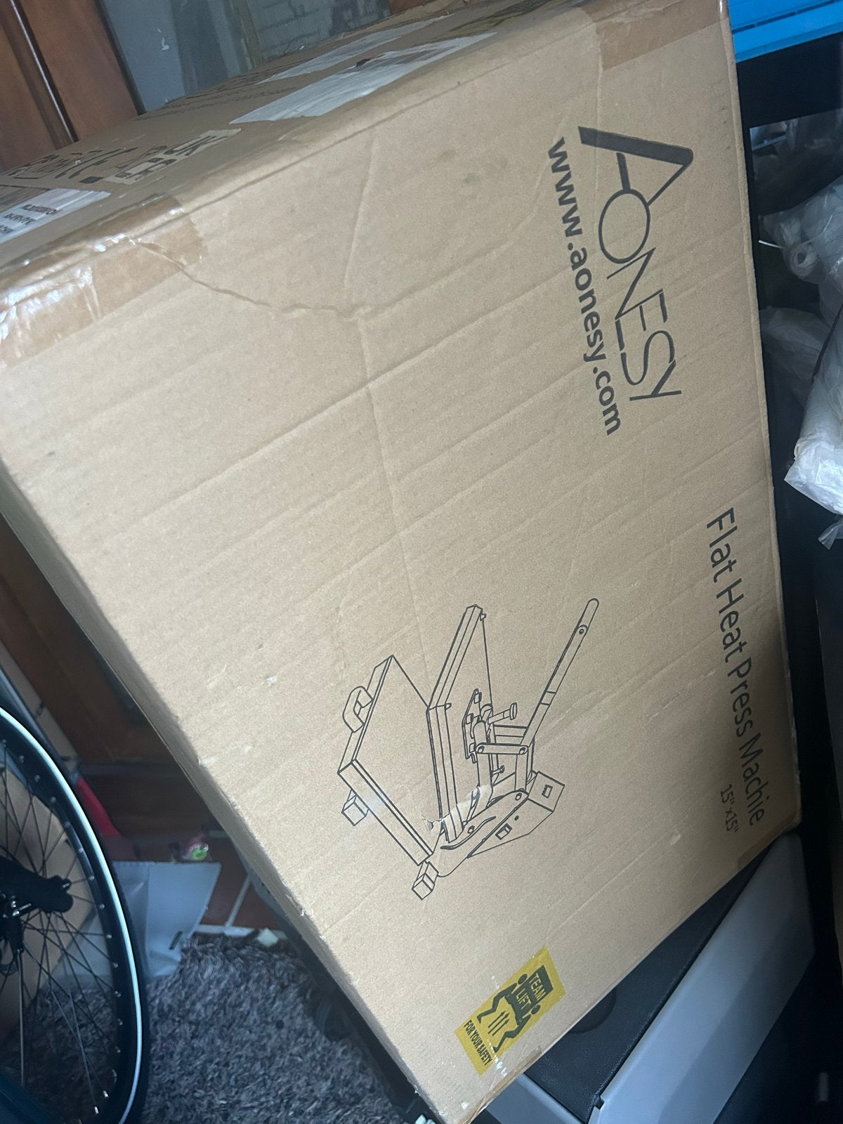 Aonesy Flat Heat Press Machine 15x15 inch - Nieuw in doos, Ophalen of Verzenden, Nieuw