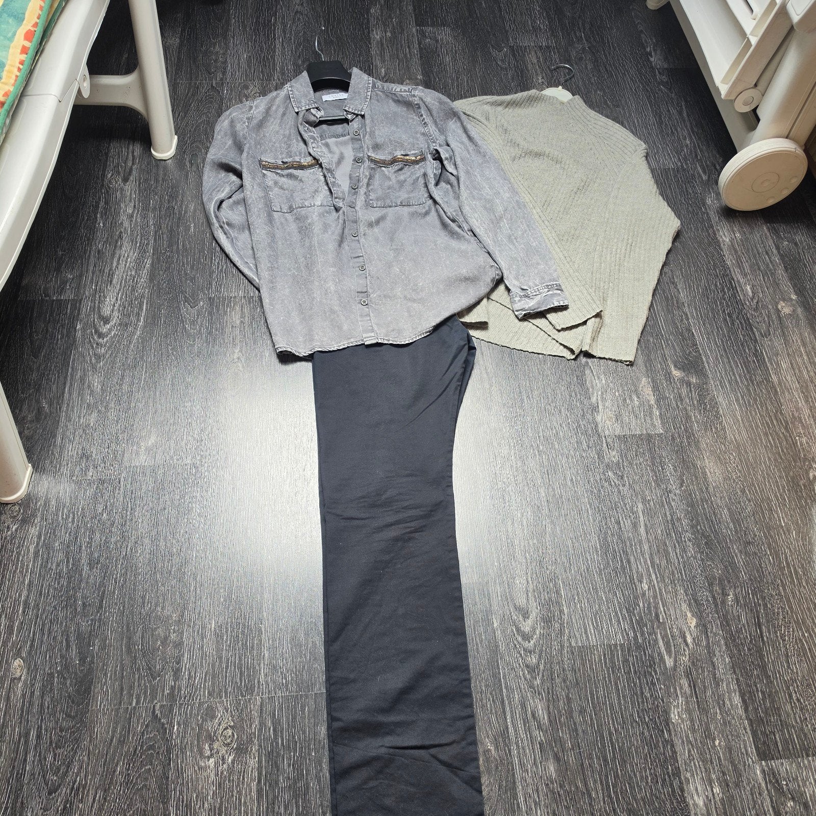 Complete set: Broek, trui en blouse - Maat S/28, Ophalen of Verzenden, Maat 36 (S), Gedragen, Costes Rebel