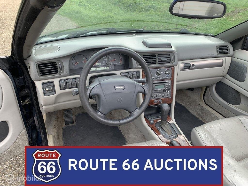 Volvo C70 2.4 T | 2001 | Route 66 Auctions, Auto's, Overige carrosserieën, Zwart, Bedrijf, Handgeschakeld
