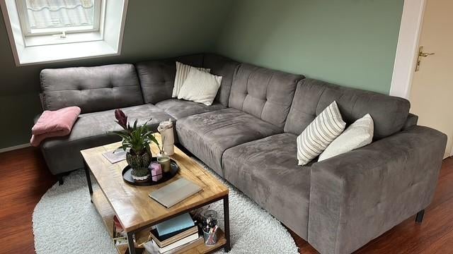 Mooie hoekbank te koop!, Huis en Inrichting, Ophalen, Overige materialen, Hoekbank, 300 cm of meer