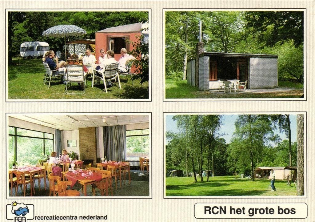 RCN het grote bos, Doorn - 4 afb. o.a. interieur - 1992 gelo, Ophalen of Verzenden, 1980 tot heden, Gelopen, Utrecht