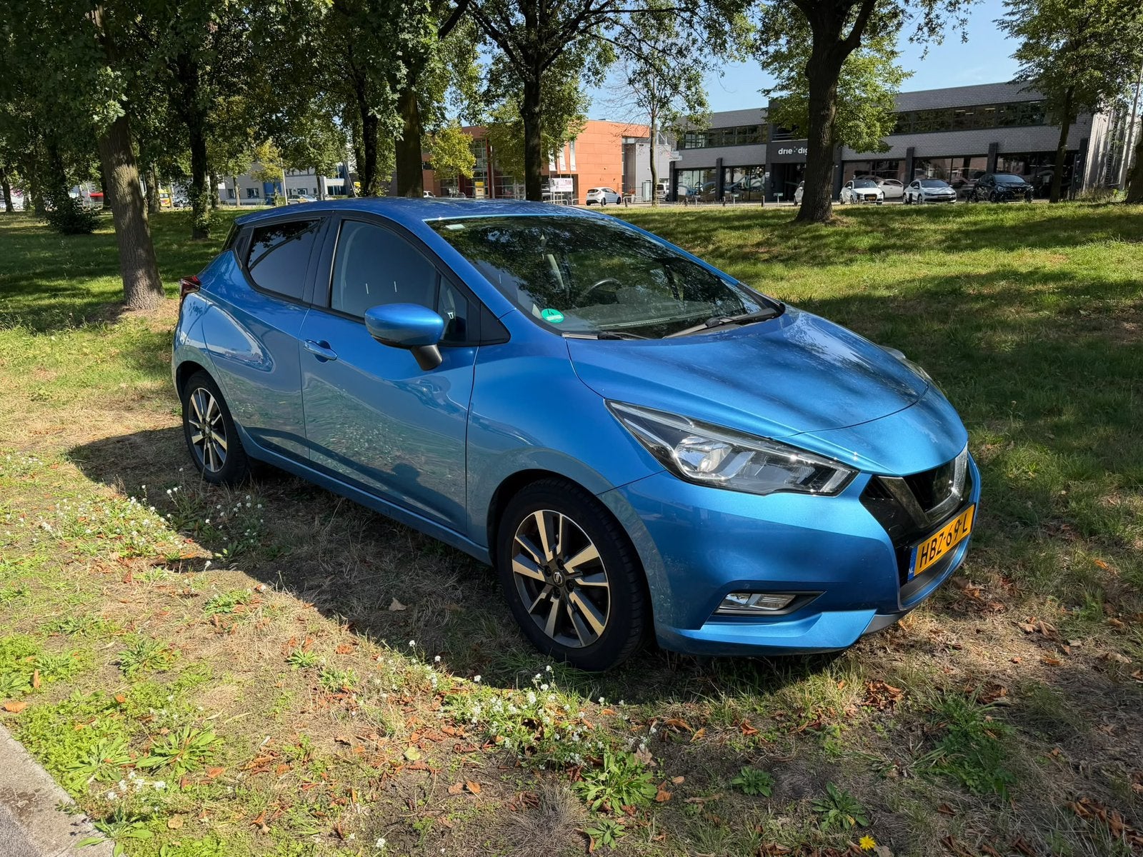 Nissan Micra 0.9 Ig-t 90pk 2017 Blauw, Auto's, Voorwielaandrijving, 898 cc, 525 kg, Blauw