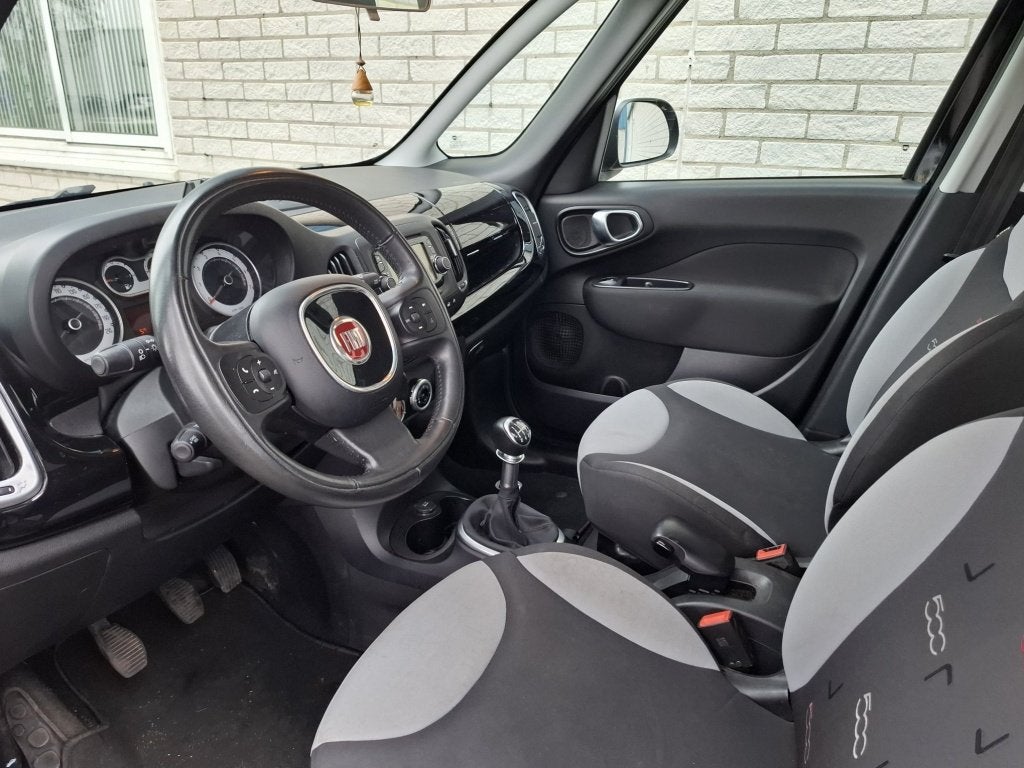 Fiat 500L 0.9 TwinAir Pop Airco/Cruise/Boekjes ✅, Auto's, Fiat, 21 km/l, Gebruikt, Euro 6, Zwart