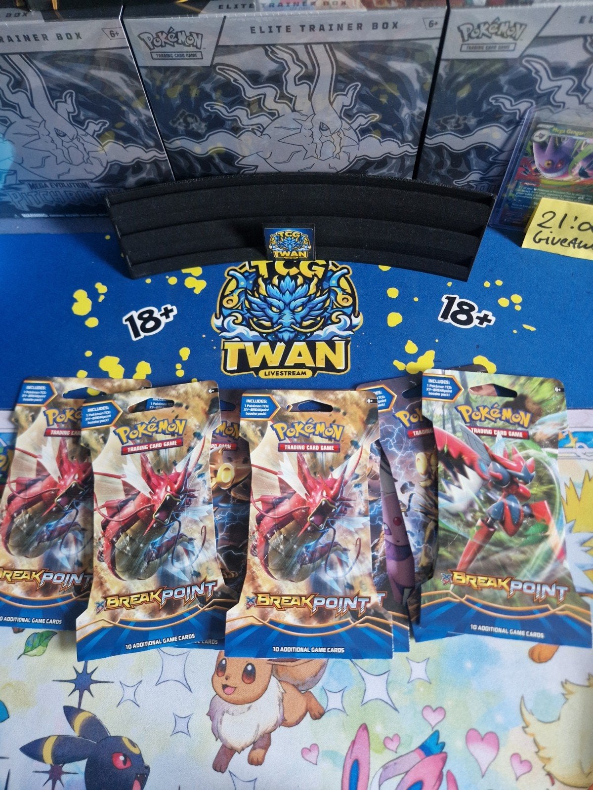 Pokemon XY Breakpoint sleeved booster packs, Ophalen of Verzenden, Nieuw, Booster, Foil
