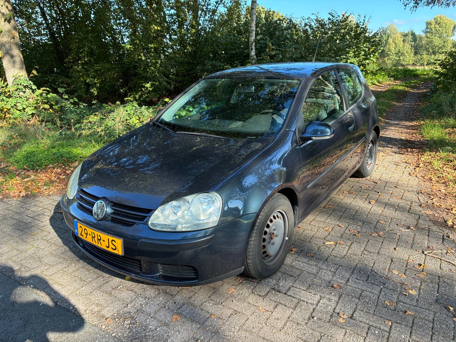 Volkswagen Golf 1.4 FSI 66KW 3D 2005 Airco/Trekhaak, Auto's, Voorwielaandrijving, Stof, Zwart, 4 cilinders