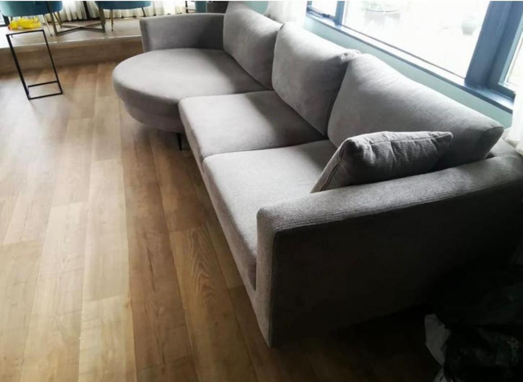 NOUS Living Hoekbank Narbonne - Zo goed als nieuw, Ophalen, 250 tot 300 cm, 125 tot 150 cm, Hoekbank
