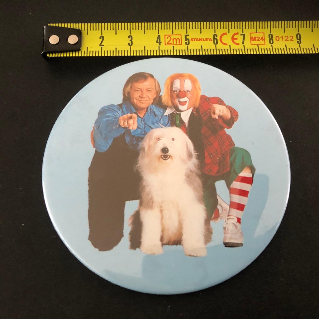 Bassie en Adriaan, Verzamelen, Ophalen of Verzenden, Zo goed als nieuw, Overige onderwerpen, Button