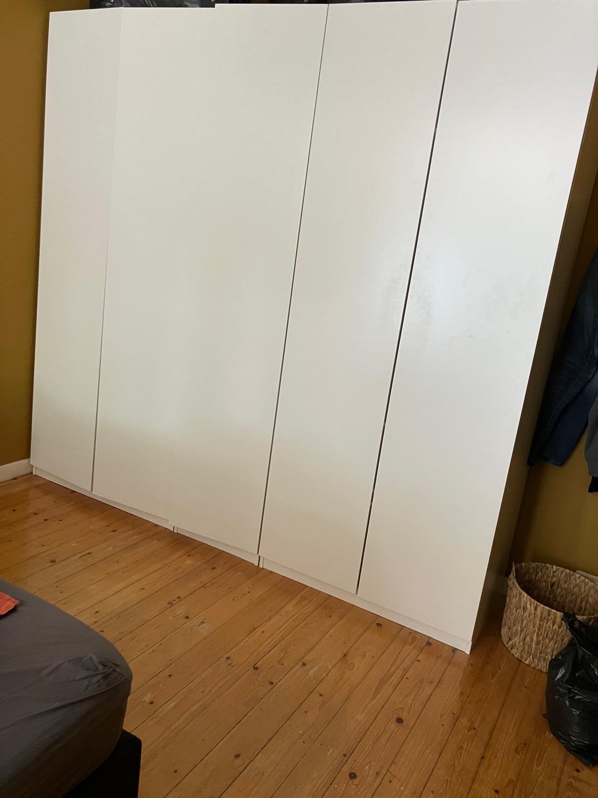 Pax kledingkast, 5 deuren, 200 cm of meer, Zo goed als nieuw, 200 cm of meer, 50 tot 75 cm