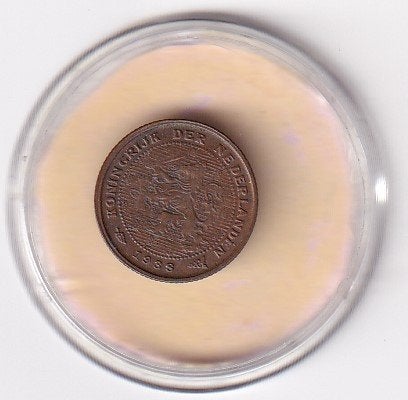 1/2 Cent 1938  Zeer Goed, Verzenden, Koningin Wilhelmina, Overige waardes, Losse munt
