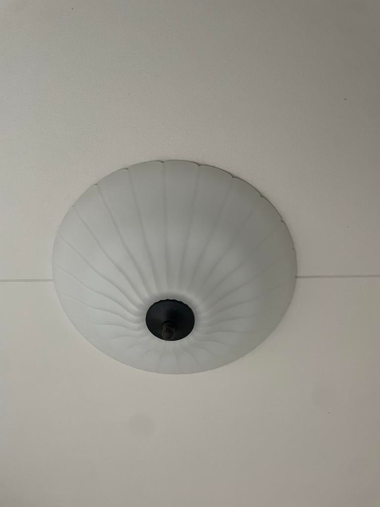 Twee witte plafondlampen, Ophalen of Verzenden, Minder dan 50 cm
