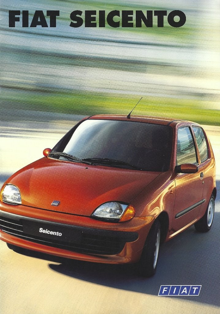 Brochure Fiat Seicento 1998, Ophalen of Verzenden, Gelezen, Overige merken
