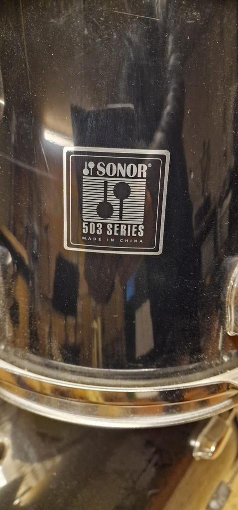 Sonor Drumstel Ketels (503)10,12,14,18 + Tama Snare 13 inch, Ophalen, Gebruikt, Sonor