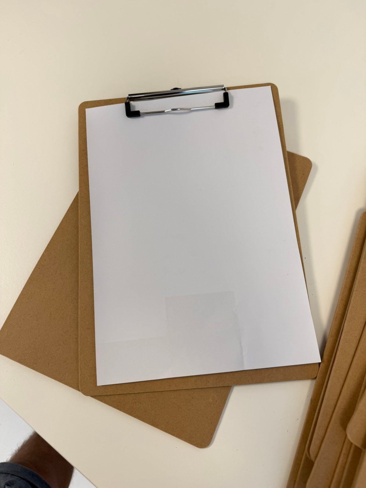12x A4 Klembord Hardboard Nieuw Met Metalen Klem clipboard, Nieuw, Ophalen of Verzenden, H, H