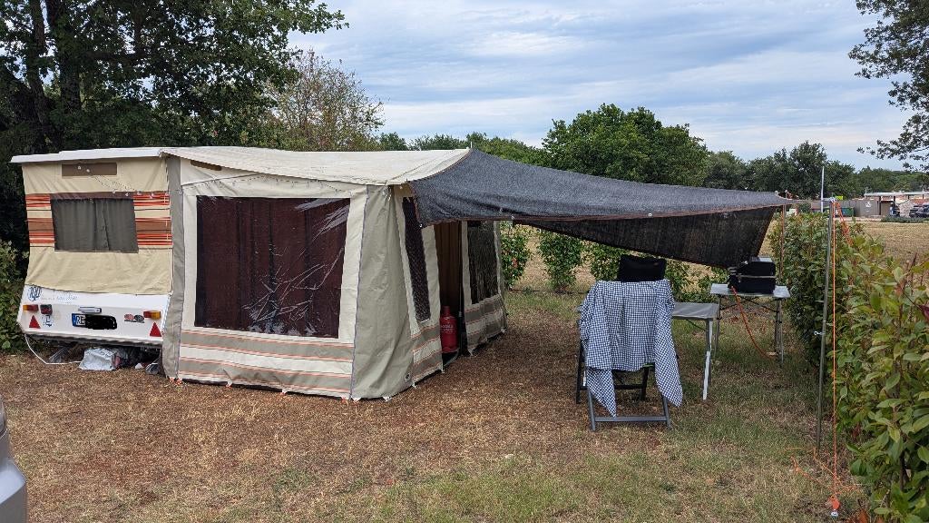 Gezocht: erker / bijzettent voor Paradiso, Caravans en Kamperen, Ophalen of Verzenden, Zo goed als nieuw
