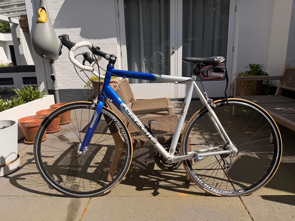 Te koop racefiets,  merk Gazelle, Gebruikt, Staal, Ophalen of Verzenden, 15 tot 20 versnellingen