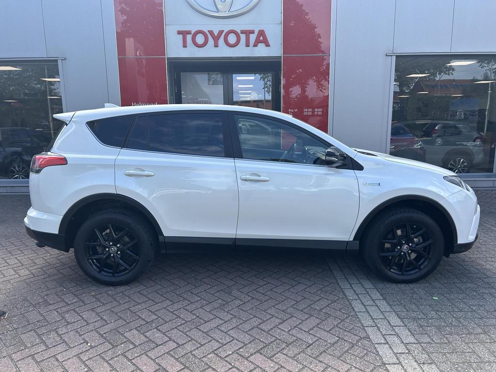 Toyota RAV4 2.5 Hybrid Black Edition Schuif-/kanteldak | AUT, Gebruikt, Euro 6, Wit, Bedrijf