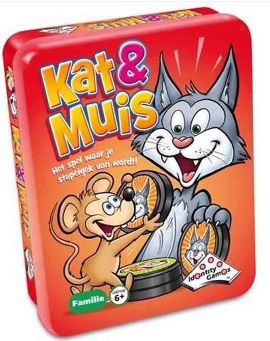 Kat & Muis - Spel in blik, Ophalen of Verzenden