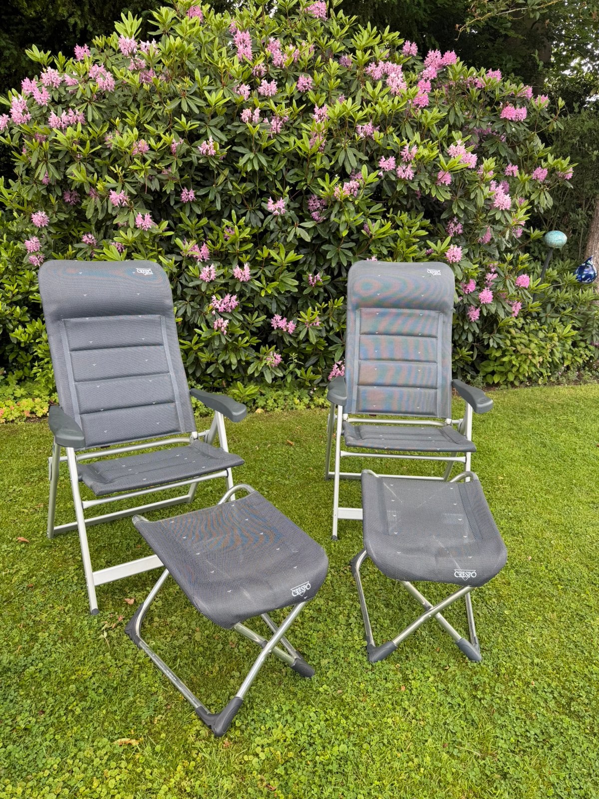 Crespo stoelen, camping stoelen, Crespo de luxe, klapstoelen, Ophalen, Zo goed als nieuw, Campingstoel