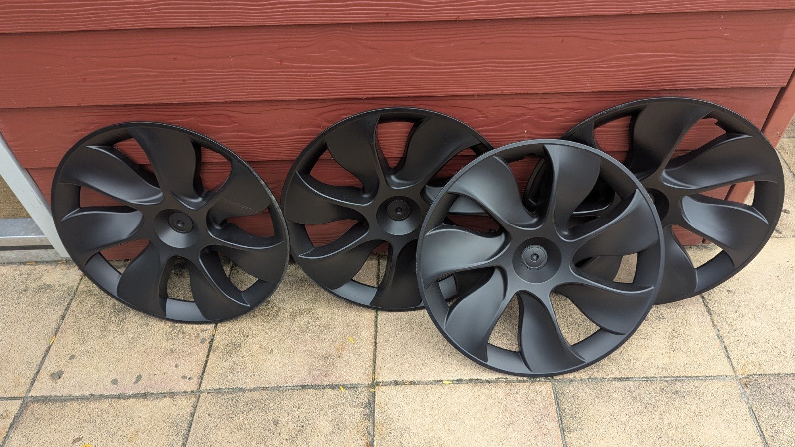 Wieldoppen 19" inch zwart passend voor Tesla model Y, Auto diversen, Ophalen, Gebruikt