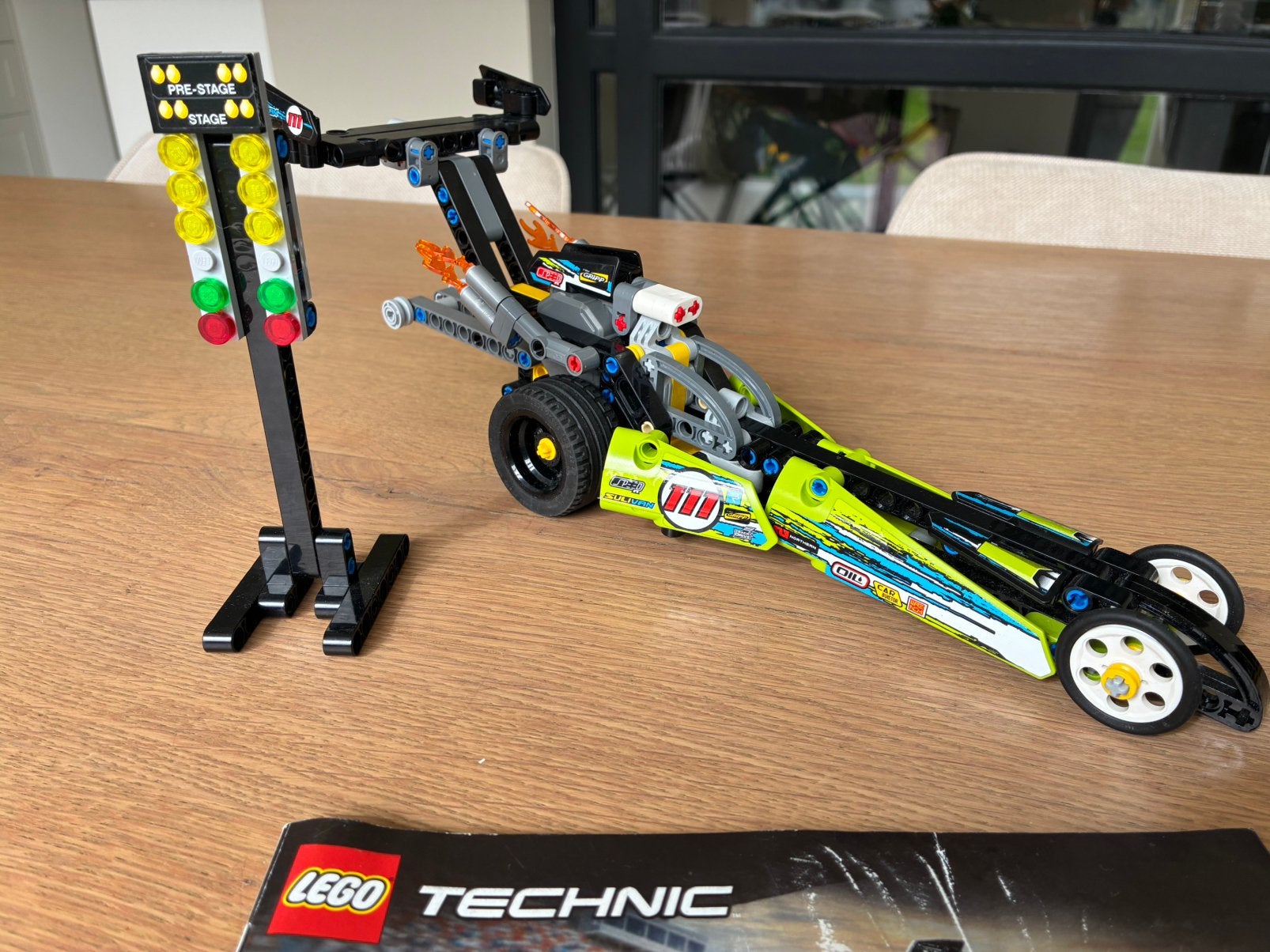 LEGO technic 42103 Drag Racer, Kinderen en Baby's, Ophalen of Verzenden, Zo goed als nieuw
