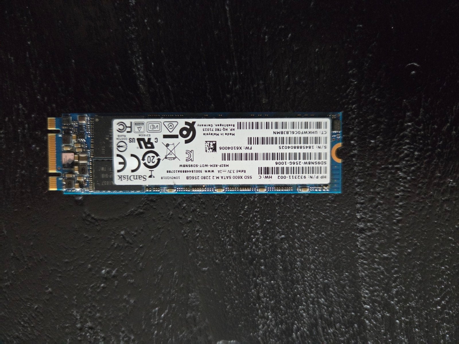 SanDisk SSD X600 SATA M.2 2280 256GB, Computers en Software, Harde schijven, Intern, 256GB, Server, Zo goed als nieuw