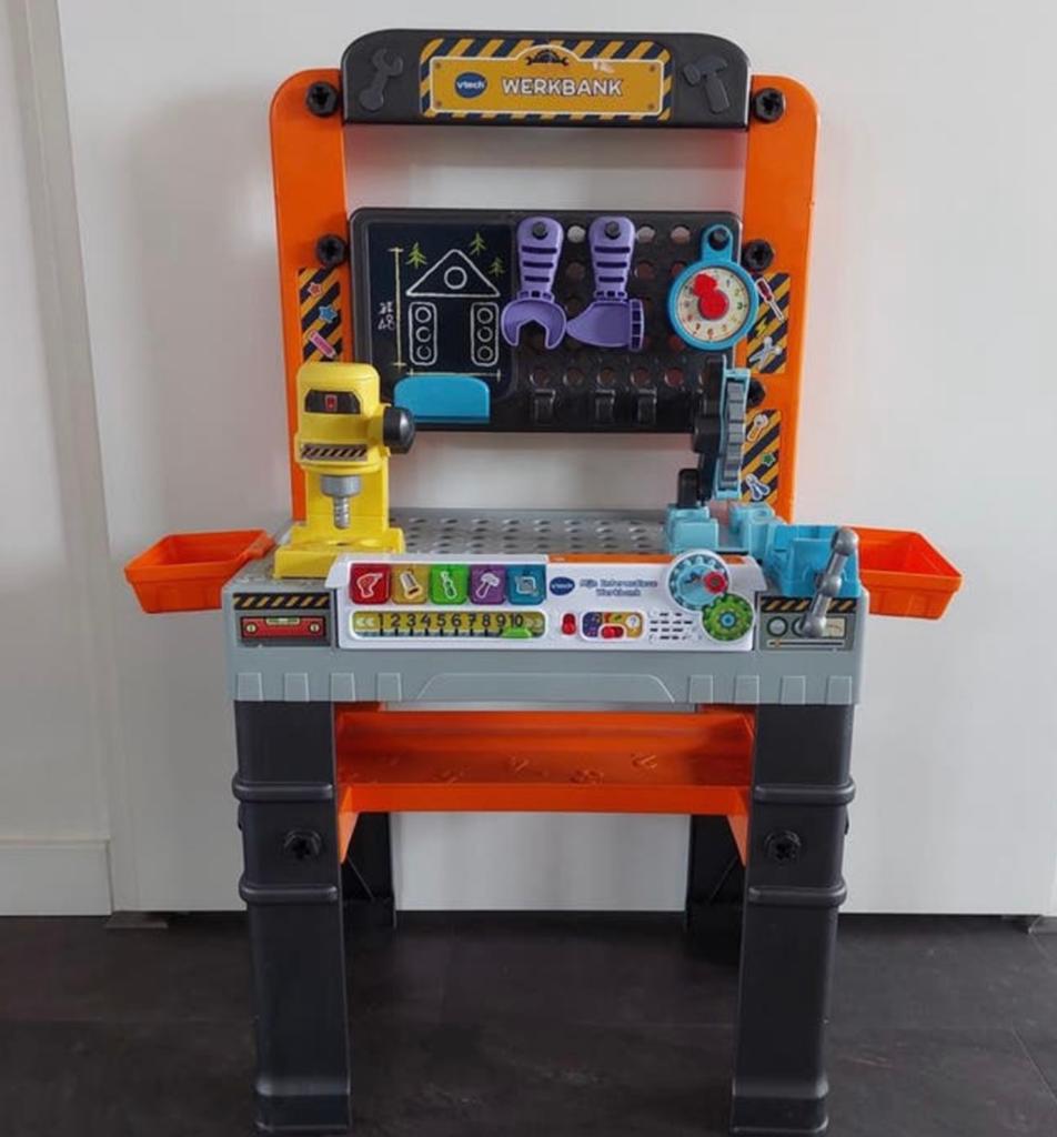 VTech interactieve werkbank met geluid, Ophalen, Zo goed als nieuw
