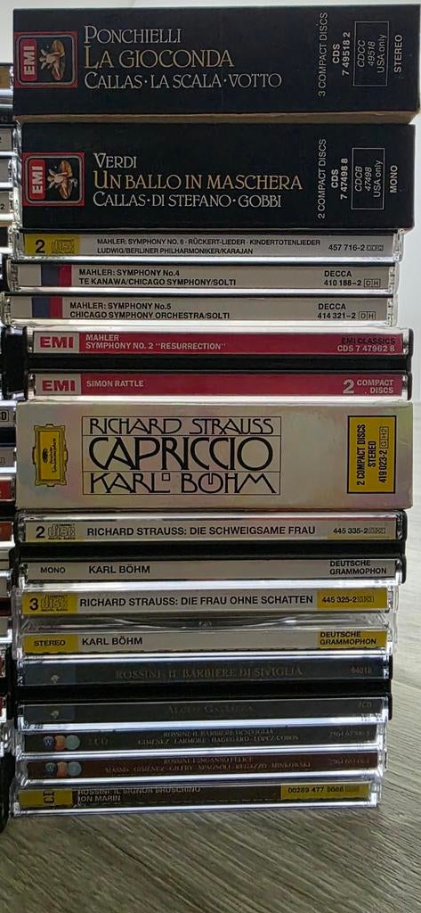 Kleine verzameling klassieke cd's, vooral opera, Cd's en Dvd's, Cd's | Klassiek, Ophalen of Verzenden, Zo goed als nieuw