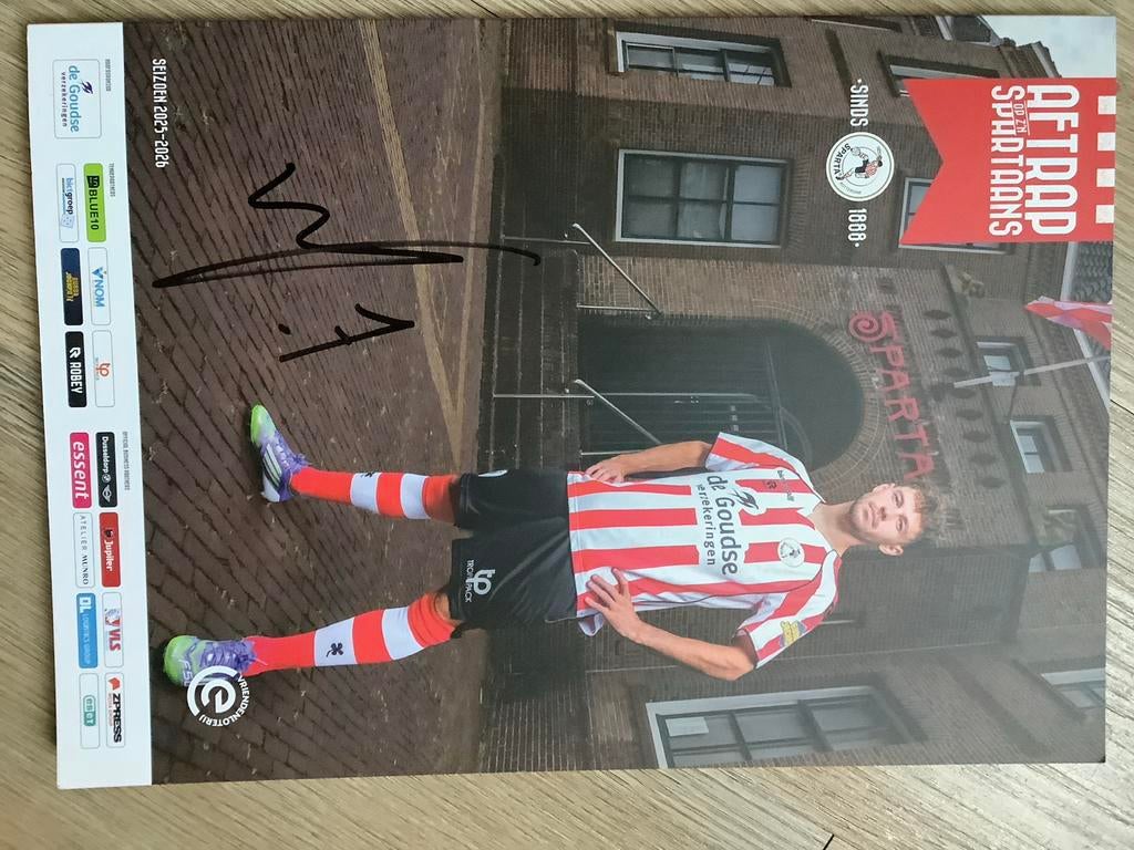 Gesigneerd Sparta progammaboekjes 2025/26, Ophalen of Verzenden, Gebruikt, Sparta, Boek of Tijdschrift