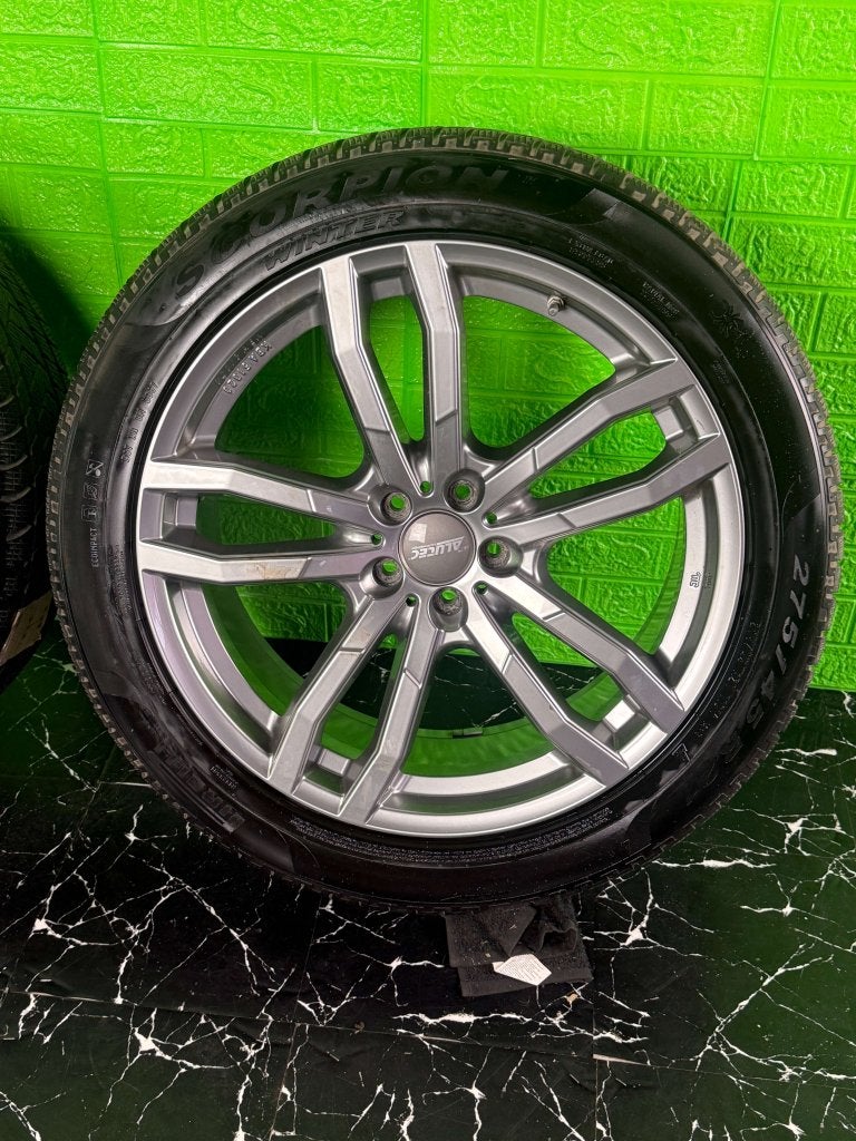 Mercedes GLE GLS velgen 21" 5x112 W167 W166 winterset ML, Niet ingevuld, Gebruikt, 275 mm, Banden en Velgen