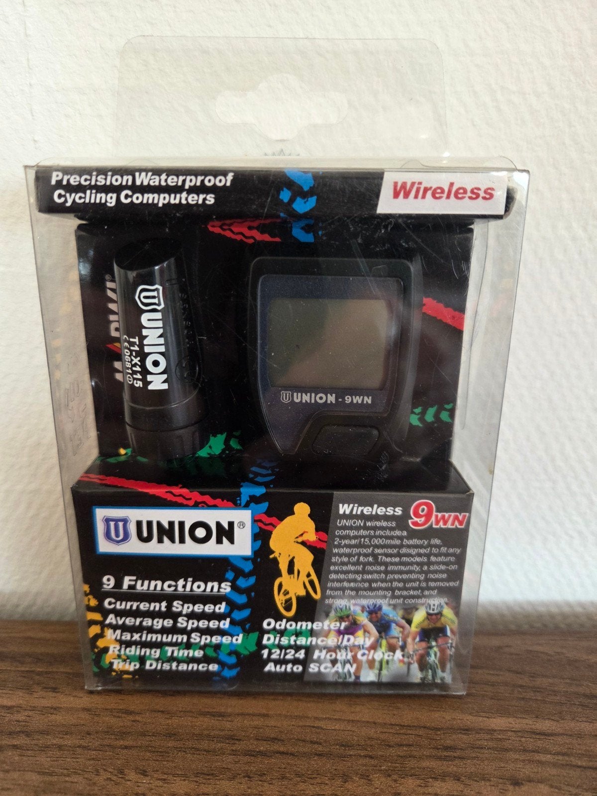UNION 9WN Draadloze Fietscomputer - Nieuw in verpakking, Ophalen of Verzenden, Draadloos, Nieuw