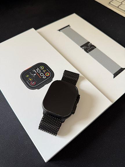 Nieuw Milanees bandje Apple Watch Ultra 2/3, Ophalen of Verzenden, Zo goed als nieuw, IOS
