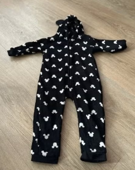 Disney Baby Mickey Mouse Onesie Maat 86, Jongetje of Meisje, Disney Baby, Ophalen of Verzenden, Zo goed als nieuw