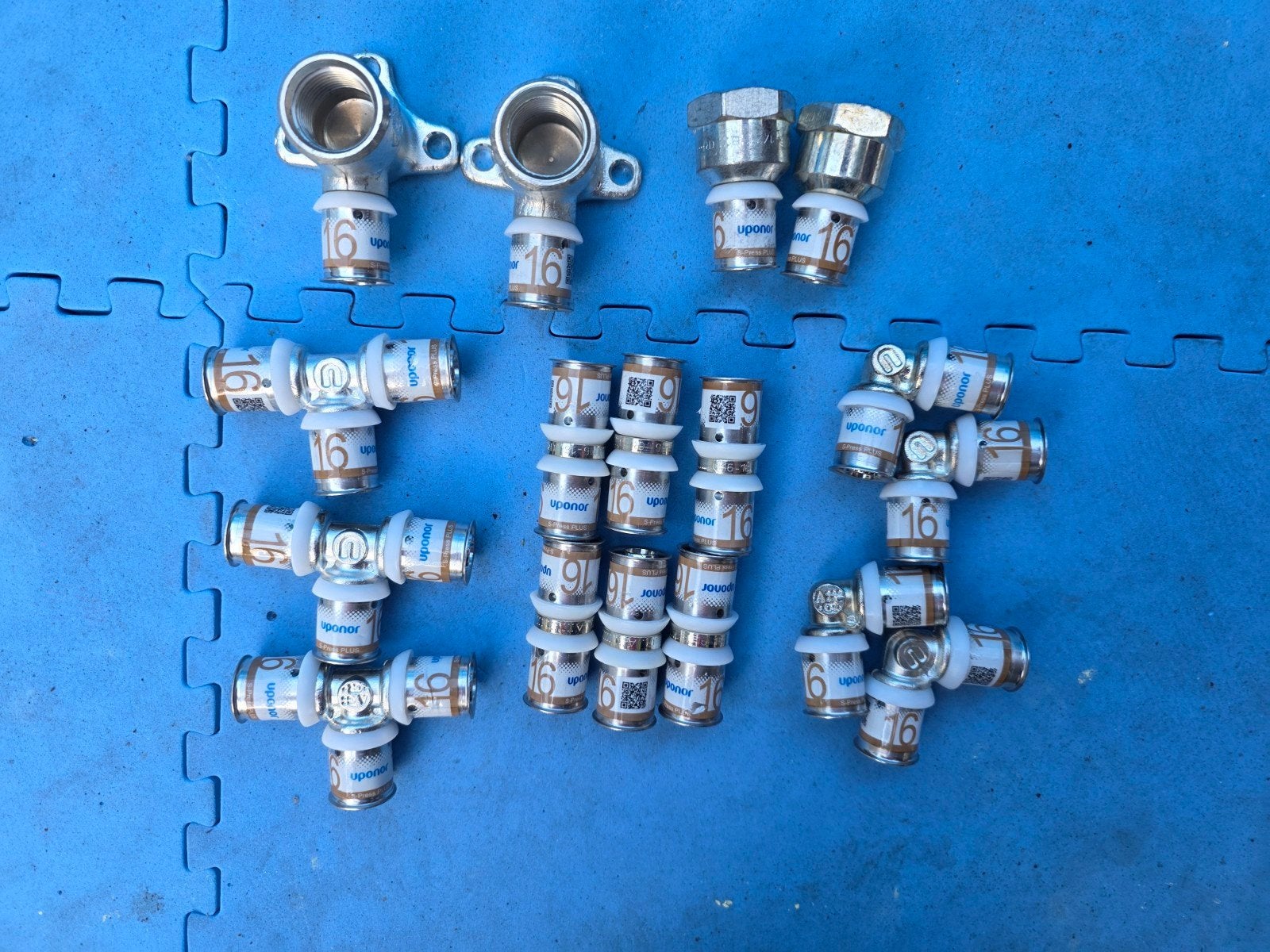 Uponor 16 fitting, Ophalen of Verzenden, Nieuw, Rvs, Overige typen