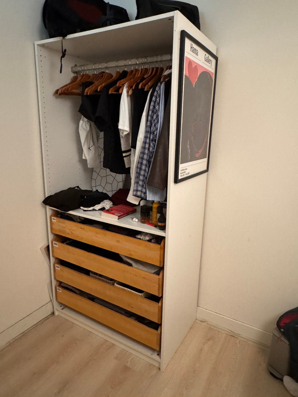 Ikea pax groot, zonder deur, Ophalen, Gebruikt, 100 tot 150 cm, 200 cm of meer