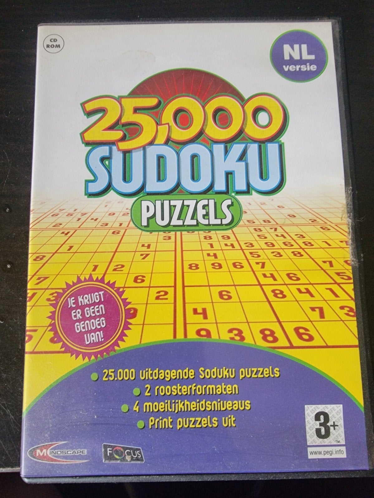Sodoku pc game, 1 speler, Ophalen of Verzenden, Zo goed als nieuw