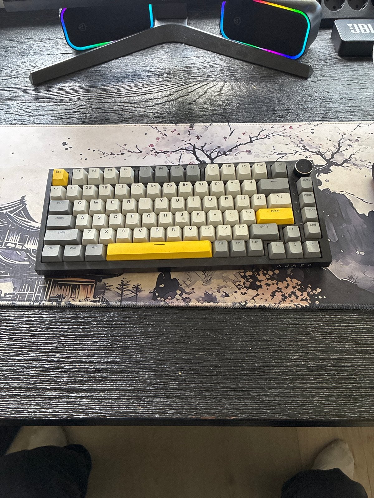 AJAzz AC064 mechanisch toetsenbord met Qwerty indeling, Computers en Software, Toetsenborden, Gaming toetsenbord, Ophalen of Verzenden