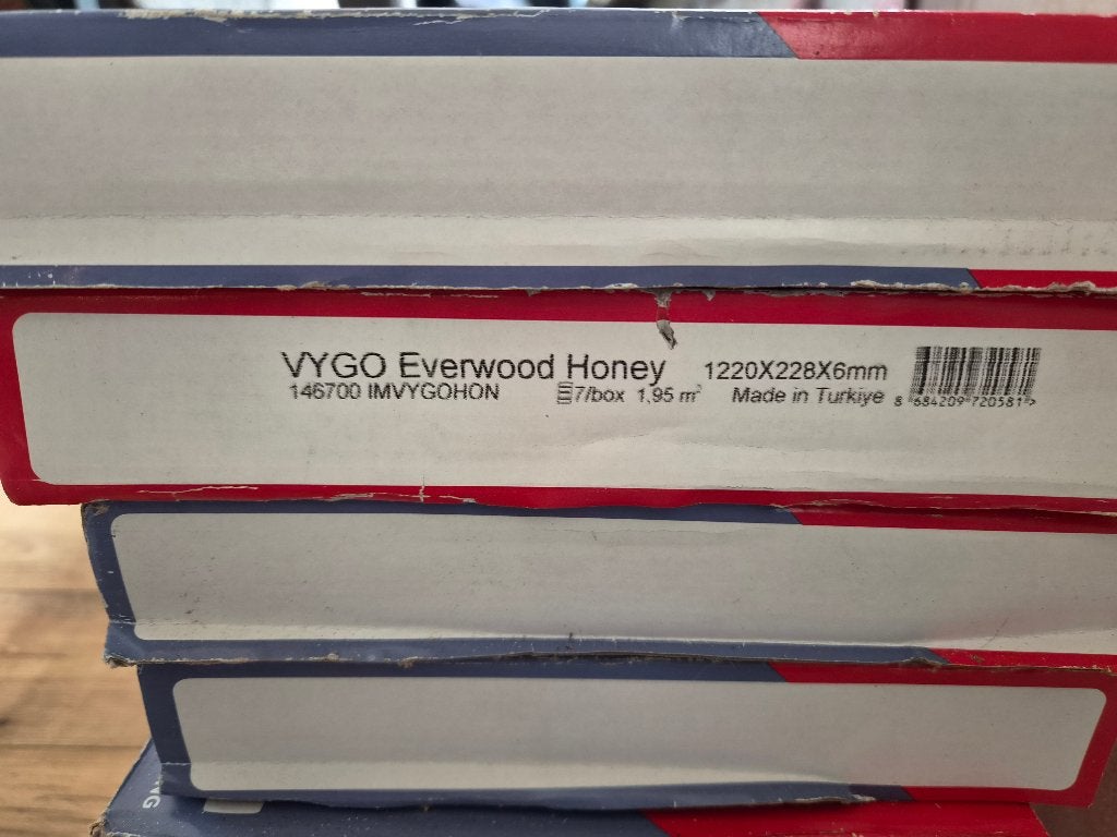Pvc laminaat licht eiken, Ophalen, Kunststof, 50 tot 150 cm, Nieuw