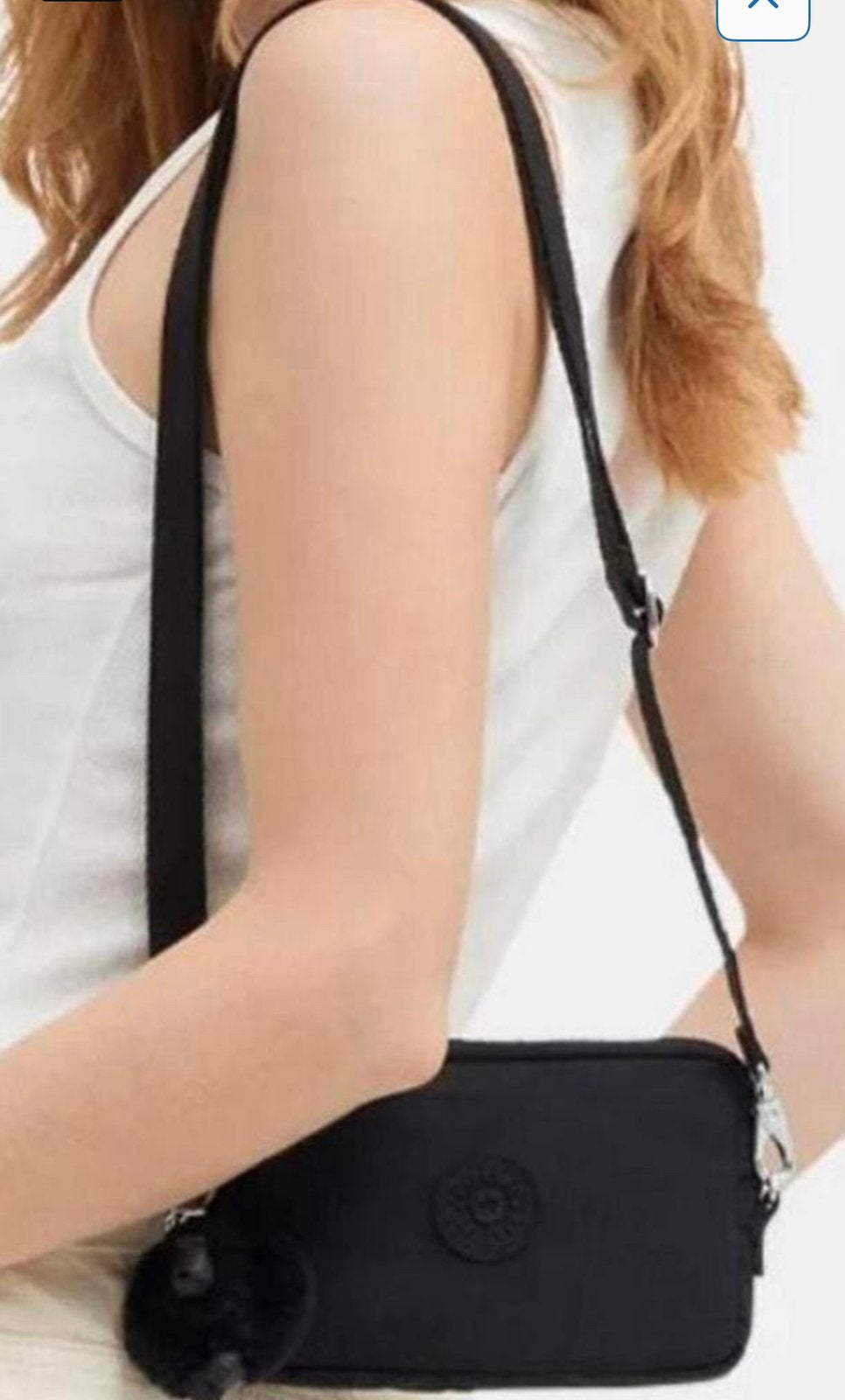 Kipling schoudertas/ crossbodytas, Ophalen of Verzenden, Zwart, Overige merken