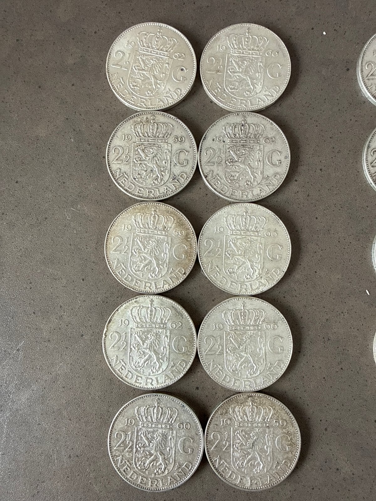 60 Zilveren Rijksdaalders Juliana - 648 gram netto zilver, Postzegels en Munten, Munten | Nederland, Koningin Juliana, Setje, Zilver