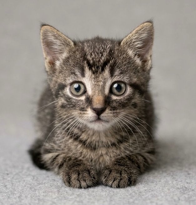 Lizzy kitten zoekt een gouden mandje, Poes, Kortharig, 0 tot 2 jaar